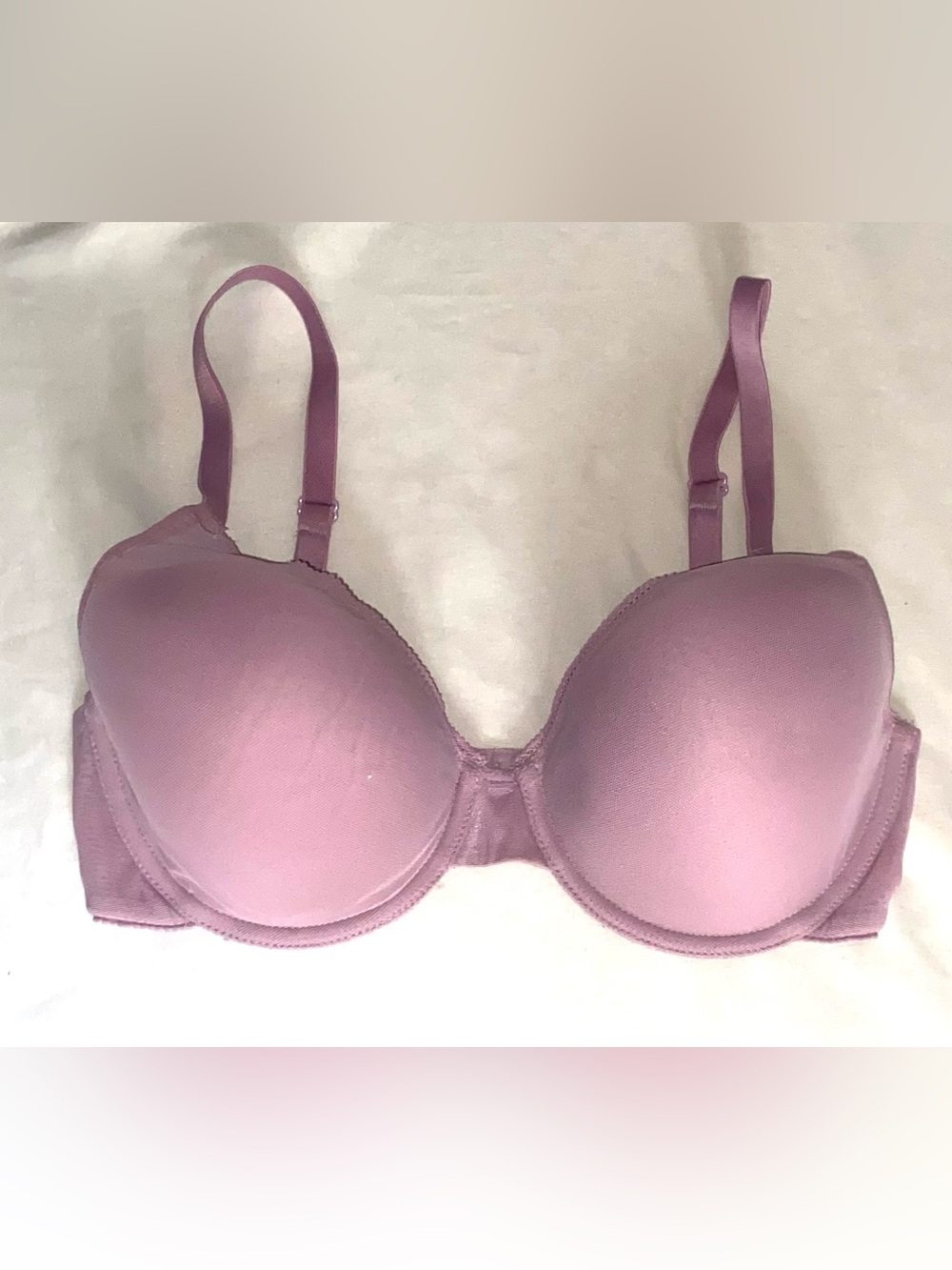 Wacoal B. Tempt’d Mauve Pink Smooth T Shirt Bra multi wear 32DD underwire